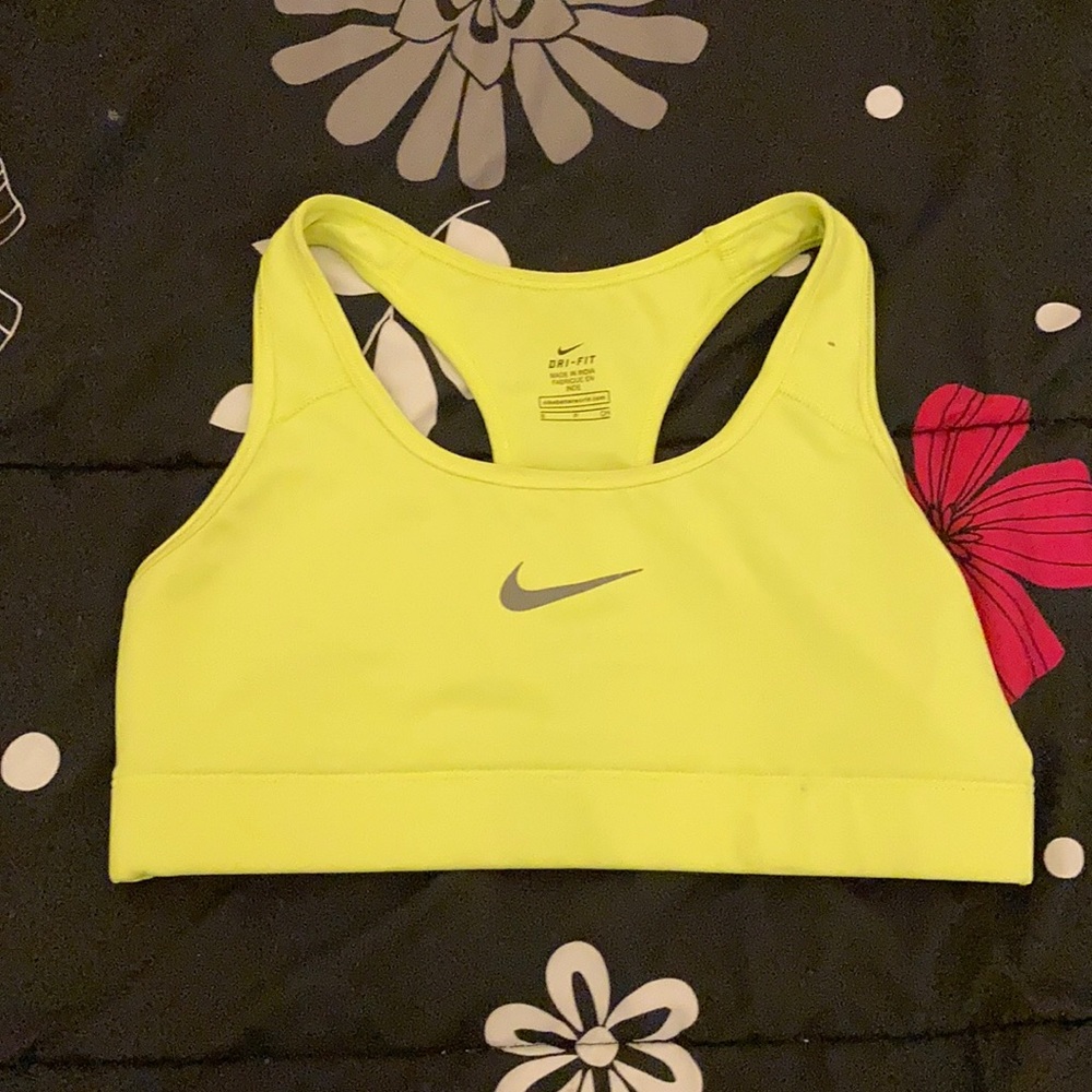 Neon Nike Sports Bra